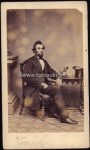 CDV Abraham Lincoln um 1860 &#8211; Foto E. Anthony New York &#8211; leicht fleckig