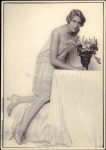 Foto Trude Fleischmann &#8211; Porträt Dame um 1925 &#8211; RS Ateliersstempel &#8211; 16&#215;23 cm