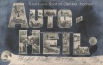 Fotokarte &#8211; Auto-Heil &#8211; Gordon- Bennet Rennen &#8211; 1904