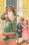 Prägekarte &#8211; Weihnachtsmann Santa Claus &#8211; 1909