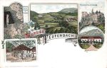 Litho &#8211; Teufenbach &#8211; pub Schwidernoch &#8211; um 1900