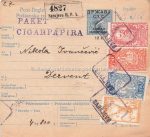 Bosnien &#8211; Paketkarte &#8211; Sarajevo nach Dervent &#8211; 9.VI.1920