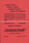 Lot 1 Flugblatt + Eintrittskarte Ausstellung Entartete Kunst &#8211; Berlin 1938
