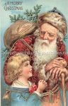 Prägekarte &#8211; Weihnachtsmann &#8211; um 1910
