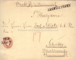 Brief mit RS ZSFR &#8211; Ilz Reko nach Scheibbs &#8211; Marke stumpfer Zahn &#8211; um 1861