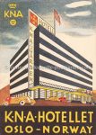 KNA Hotellet Oslo Norwegen um 1930