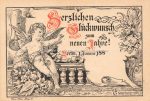 Glückwunsch zum Neuen Jahre Berlin Ganzsache &#8211; 1888