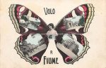 Fiume Schmetterling Collage &#8211; um 1905