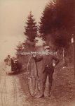 Hochrad bei Bludenz um 1885 &#8211; Kabinettfoto Mayer Bludenz