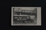 Fotopostkarte Meinl Bus Kfz um 1920
