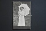 Kabinettfoto Dame mit Sonnenschirm Foto Sig. Bing Wien um 1910