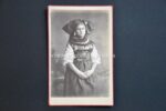 Kabinettfoto Frankreich Dame Tracht Elsässerin Elsass Foto 1878