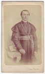CDV rückseitig bezeichnet Bischof von Graz Foto Max Krainer um 1868