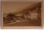 Kabinettfoto Pusarnitz Mosser´s Gasthof und Badeanstalt um 1890