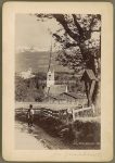 Kabinettfoto Dorf und Schloss Ambras Foto Fritz Gratl Prägestempel 1899