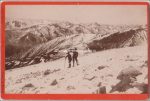 Kabinettfoto Bergsteiger Gletscher Foto Michael Jos. Lustig Graz um 1910