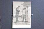 Fotopostkarte Tankstelle Schell um 1935, anonym, unbekannt