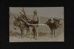 Fotopostkarte Mazedonier mit Esel um 1915, , Mazedonien