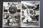 11 Fotos Raumfahrt Ausstellung UdSSR 1968, anonym